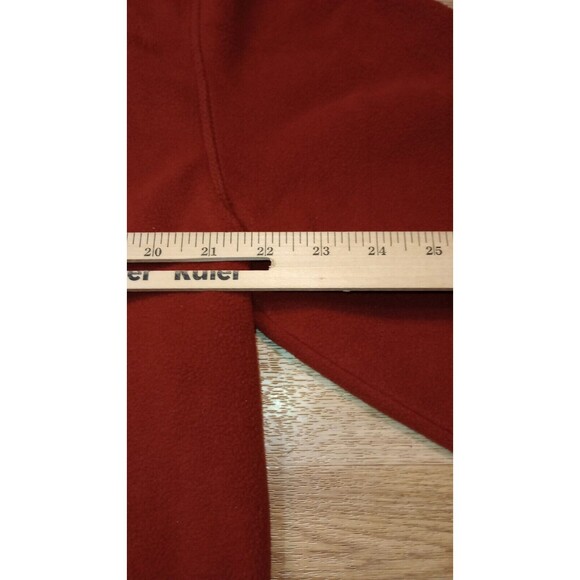 NWT St Johns Bay Sweatshirt Mens M Medium 1/4 Zip Rusty Red Fleece Pullover - Picture 13 of 16